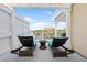 Charming balcony featuring comfortable lounge chairs perfect for enjoying the outdoors at 2942 Atrium Villa Dr # 42, Johns Island, SC 29455