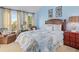 Bright bedroom with two beds and beachy accents provides a serene and inviting retreat at 2942 Atrium Villa Dr # 42, Johns Island, SC 29455