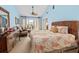 Inviting bedroom with a ceiling fan, balcony access and neutral tones offering a peaceful retreat with outdoor views at 2942 Atrium Villa Dr # 42, Johns Island, SC 29455