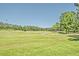 Expansive view of the community golf course with meticulously maintained green and mature trees at 3125 Sturbridge Rd, Mount Pleasant, SC 29466