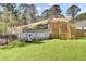 Enjoy the backyard's above ground pool with deck and sunshade for hot days! at 3473 Plow Ground Rd, Johns Island, SC 29455