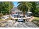Expansive backyard with pool, patio, and ample seating areas at 3685 Colonel Vanderhorst Cir, Mount Pleasant, SC 29466