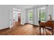 Stylish office space with hardwood floors, french doors, and an antique desk at 3685 Colonel Vanderhorst Cir, Mount Pleasant, SC 29466