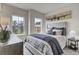 Well-lit bedroom featuring large windows, a comfortable bed, and tasteful decor at 432 Caledon Ct, Johns Island, SC 29455