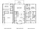 Detailed floor plan showcasing the layout of the home's three levels at 432 Caledon Ct, Johns Island, SC 29455