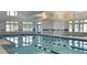 Indoor pool offers lap lanes, natural light and a spa at 516 Tidewater Chase Ln, Summerville, SC 29486
