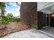 Backyard featuring a small covered patio and a wooden privacy fence at 655 Swinton Ct, Mount Pleasant, SC 29464