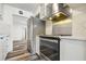 Modern kitchen with stainless steel appliances, sleek countertops, and ample cabinet space at 655 Swinton Ct, Mount Pleasant, SC 29464