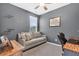 Office featuring a couch, window, and desk at 9712 Fanning Basket Ln, Ladson, SC 29456