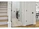 Convenient laundry room with modern appliances conveniently located near the staircase at 106 Chedburg Dr, Goose Creek, SC 29445