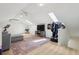 Bonus room offering skylights, modern decor, and comfortable seating at 1061 Law Ln, Mount Pleasant, SC 29464