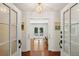 Elegant entryway features an open view to an office and French doors leading outside at 1061 Law Ln, Mount Pleasant, SC 29464