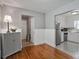 A spacious kitchen with stainless steel appliances and hardwood flooring at 110 Terry Ave, Summerville, SC 29485