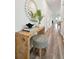 Hallway featuring modern decor, wood-look flooring, and a glimpse into other rooms at 115 Moscato Ln, Summerville, SC 29485