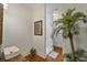 Bathroom featuring a vessel sink, walk-in shower and tropical decor at 1193 River Rd, Johns Island, SC 29455