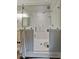 Contemporary bathroom with glass shower featuring subway tile, mosaic floor and rain shower at 1193 River Rd, Johns Island, SC 29455