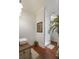 Bathroom featuring a sink, modern lighting, and a walk-in shower at 1193 River Rd, Johns Island, SC 29455