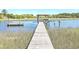 Waterfront dock with boat lift and covered area on a sunny day, great for boaters at 1193 River Rd, Johns Island, SC 29455