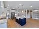 Spacious open-concept kitchen with a large island, stainless steel appliances, and modern finishes at 2064 Parish House Cir, Johns Island, SC 29455