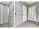 Exterior elevator on a patio of a residential home at 250 Little Oak Island Dr, Folly Beach, SC 29439