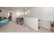 Second floor landing featuring carpet and a view of the first floor at 290 Woodland Oak Way, Summerville, SC 29485