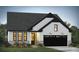 Charming new home featuring a two-car garage, stone accents, and a welcoming front porch at 3006 Abagail Ct, North Charleston, SC 29406