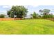 Expansive, lush backyard featuring a well-maintained lawn and a wooden fence for privacy at 3010 Grinnell St, Johns Island, SC 29455
