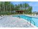 Community pool area is perfect for cooling off on a hot day with plenty of room for relaxing at 3033 Seaton Street, Summerville, SC 29486