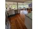 Open kitchen showcasing natural wood floors and stainless steel appliances at 324 Wild Horse Ln, Mount Pleasant, SC 29464