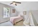 Charming bedroom with tent and pastel decor at 350 Arlington Dr, Charleston, SC 29414