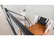 Bright foyer with hardwood floors, stairs, and a dark painted front door at 350 Arlington Dr, Charleston, SC 29414