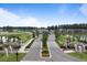Beautiful aerial view of the Four Seasons community entrance with ponds, landscaping, and homes at 366 Tupelo Lake Dr, Summerville, SC 29486