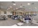 Spacious event space with elegant chandeliers and seating for large gatherings at 366 Tupelo Lake Dr, Summerville, SC 29486