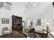 Spacious living room with high ceilings and traditional furniture at 3998 Capensis Ln, Ravenel, SC 29470