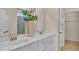 Modern bathroom featuring a double vanity, ample storage, and walk in closet access at 544 Verdi Drive Dr, Summerville, SC 29486