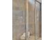 Modern bathroom with sleek glass shower featuring marble-style tiling and a comfortable seating area at 544 Verdi Drive Dr, Summerville, SC 29486