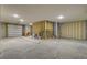 Unfinished basement with concrete floor and framed walls ready to be customized at 617 Du Bois Dr, Johns Island, SC 29455