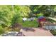 A spacious backyard features two boats, sheds, and a lush lawn at 624 Atlantic St, Mount Pleasant, SC 29464