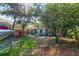 The backyard has multiple sheds, a boat, and room for outdoor enjoyment at 624 Atlantic St, Mount Pleasant, SC 29464