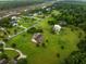 Stunning aerial view of charming waterfront community with beautiful homes and lush green landscaping at 727 Sonny Boy Ln, Johns Island, SC 29455