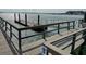 Beautiful wooden dock with railing provides access to the water and scenic views at 81 Sandbar Ln # 28, Folly Beach, SC 29439