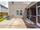 A concrete patio next to the house with a large air conditioning unit at 107 Brookhaven Rd, Summerville, SC 29486