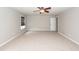 This is a bedroom with neutral walls, carpet, a ceiling fan, a window, and natural light at 107 Brookhaven Rd, Summerville, SC 29486