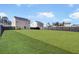 Spacious backyard with privacy fence, lush green lawn and views of the house, perfect for outdoor living at 110 Cardinal Flower Ct, Moncks Corner, SC 29461