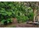 Backyard with lush landscaping and wooden fence at 1309 Llewellyn Rd, Mount Pleasant, SC 29464