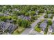 Aerial view showing home location within a neighborhood with a pond at 15 A Par Dr # 27, Charleston, SC 29414
