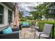 Inviting backyard with patio featuring comfortable seating, lush landscaping, and ample space for outdoor enjoyment at 15 A Par Dr # 27, Charleston, SC 29414