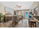 Cozy dining area with stylish furnishings and a charming accent wall, creating an inviting atmosphere at 15 A Par Dr # 27, Charleston, SC 29414