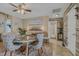 Elegant dining room featuring modern table, upholstered chairs, and decorative wall art at 15 A Par Dr # 27, Charleston, SC 29414