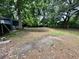 View of the backyard and fence at 1640 Dogwood Rd, Charleston, SC 29414